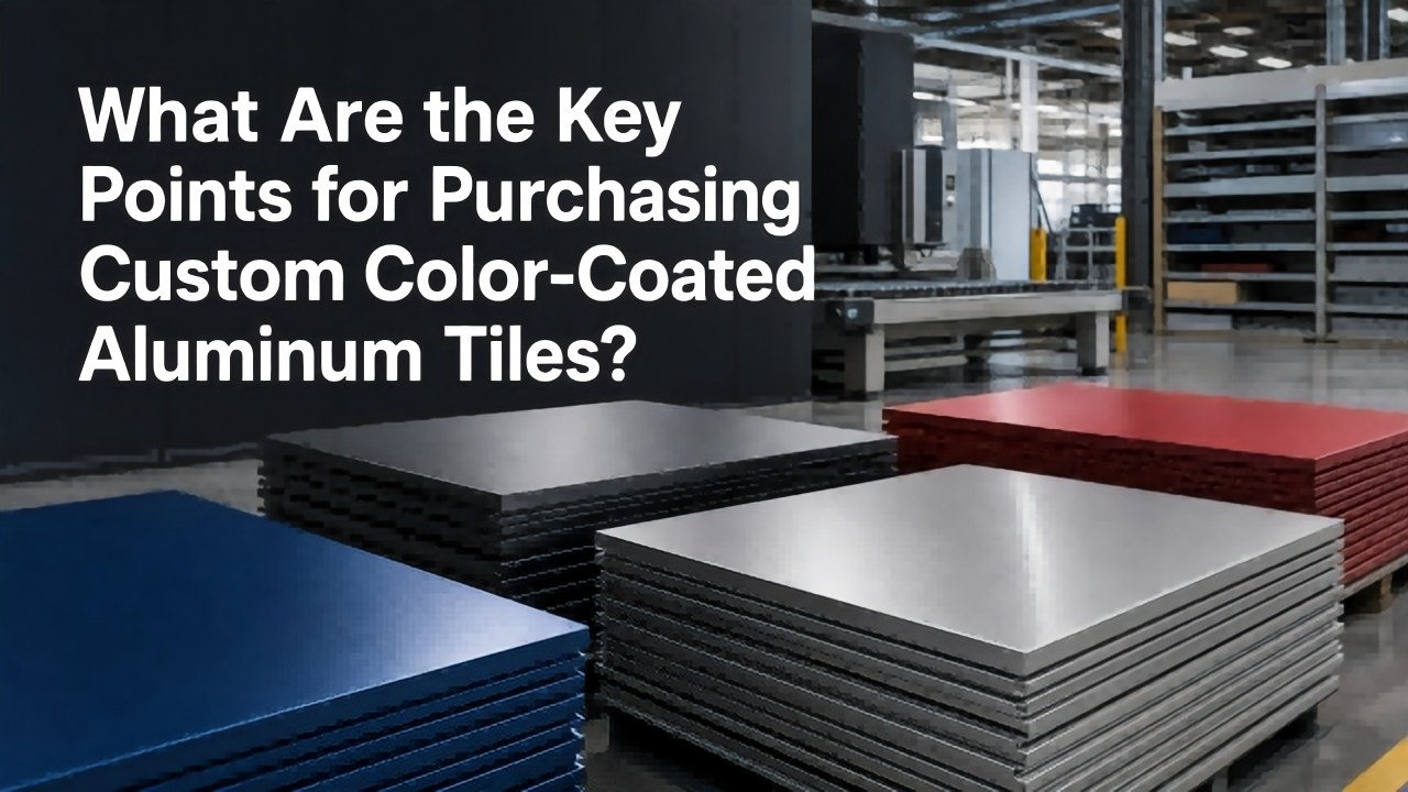 What Are the Key Points for Purchasing Custom Color'Coated Aluminium Tiles?