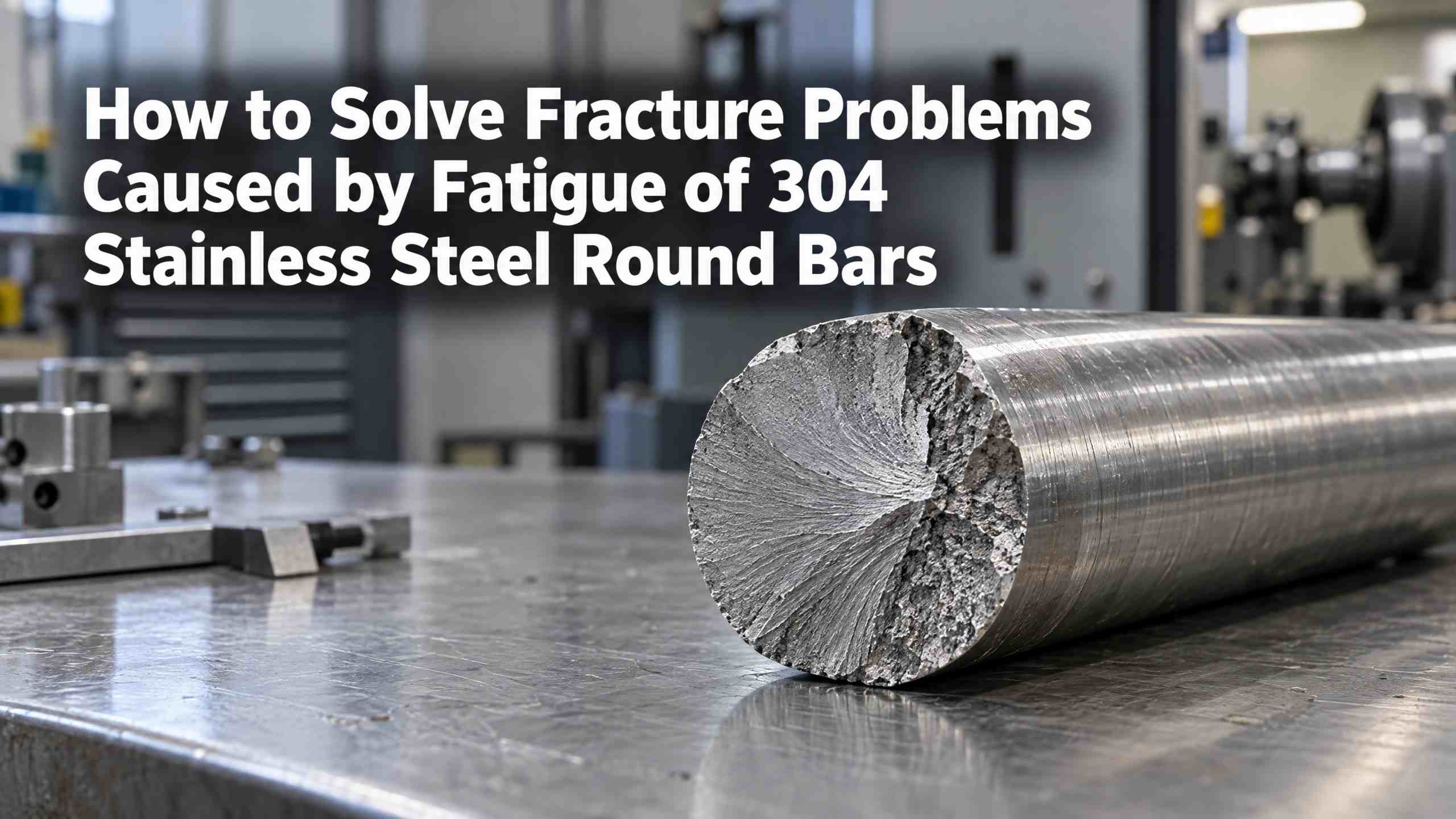 Quomodo solvere quaestiones Fracturae per lassitudinem 304 Steel Round Bars